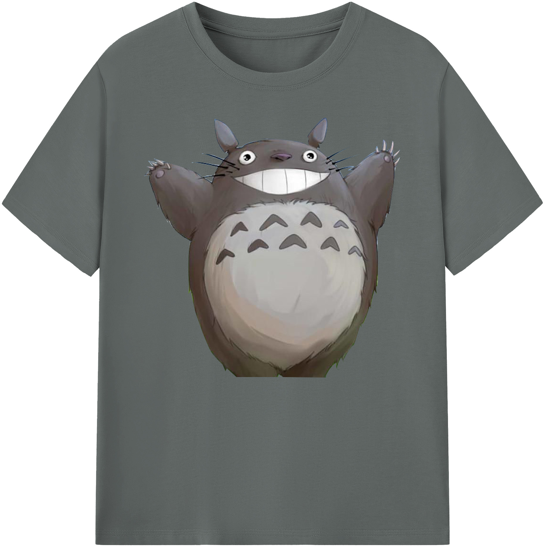 （画像用） となりのトトロ 草壁メイ 草壁サツキ My Neighbor Totoro Satsuki Kusakabe Mei Kusakabe 綿100％ メンズ半袖Tシャツ｜肌触りやわらか＆通気性